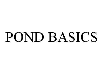  POND BASICS