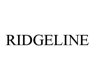 Trademark Logo RIDGELINE