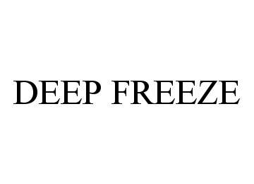 Trademark Logo DEEP FREEZE