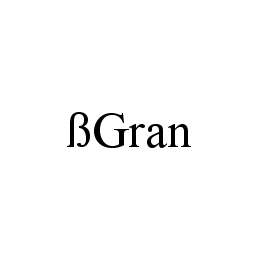 Trademark Logo ßGRAN