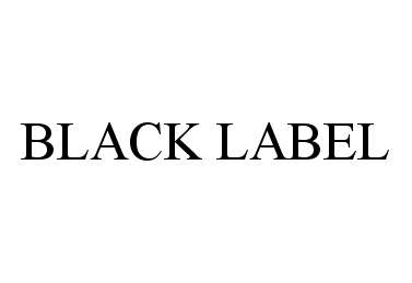 BLACK LABEL