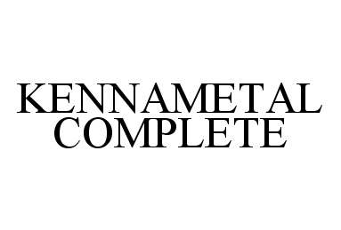  KENNAMETAL COMPLETE