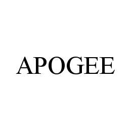 Trademark Logo APOGEE