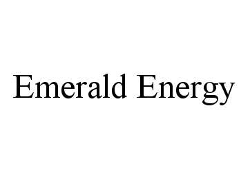 Trademark Logo EMERALD ENERGY