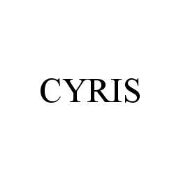 Trademark Logo CYRIS