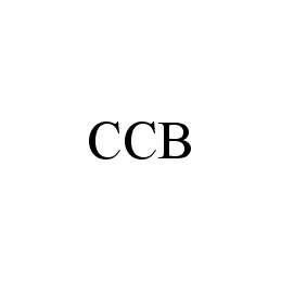 Trademark Logo CCB