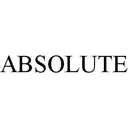 Trademark Logo ABSOLUTE