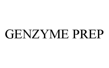 Trademark Logo GENZYME PREP