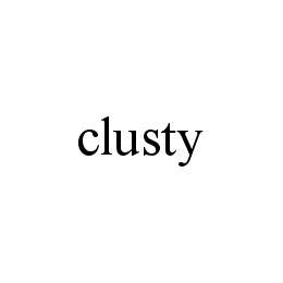 Trademark Logo CLUSTY