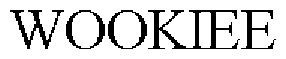 Trademark Logo WOOKIEE