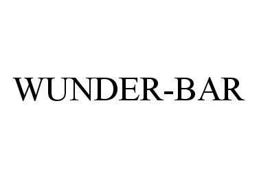 Trademark Logo WUNDER-BAR