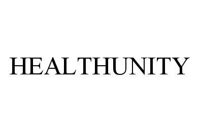 Trademark Logo HEALTHUNITY