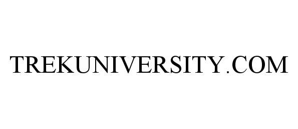 Trademark Logo TREKUNIVERSITY.COM