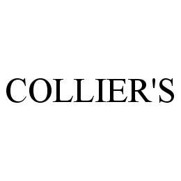 Trademark Logo COLLIER'S