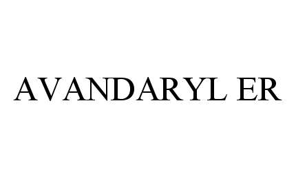 Trademark Logo AVANDARYL ER