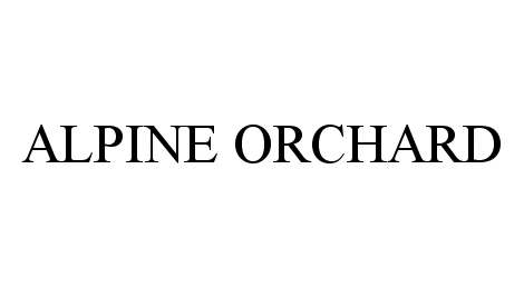  ALPINE ORCHARD