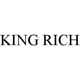 Trademark Logo KING RICH