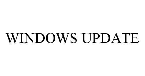 Trademark Logo WINDOWS UPDATE