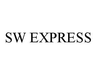 Trademark Logo SW EXPRESS