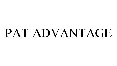 Trademark Logo PAT ADVANTAGE