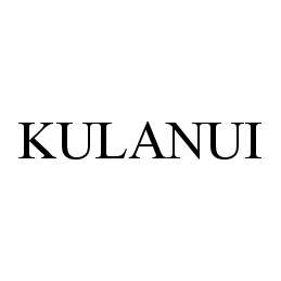 Trademark Logo KULANUI