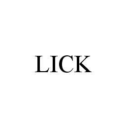 Trademark Logo LICK