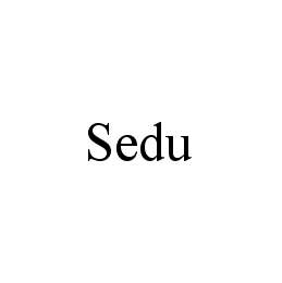Trademark Logo SEDU