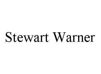 Trademark Logo STEWART WARNER