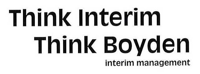 Think Interim Think Boyden Interim Management Boyden World Corporation Trademark Registration