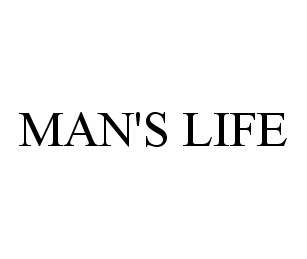  MAN'S LIFE