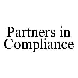 Trademark Logo PARTNERS IN COMPLIANCE