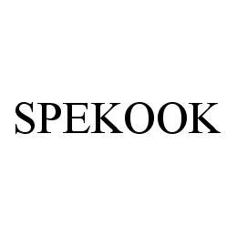 Trademark Logo SPEKOOK