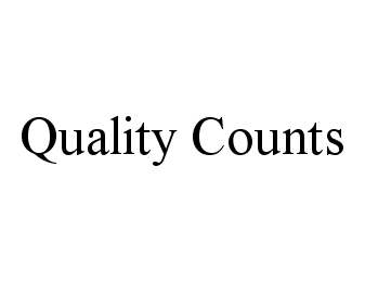 Trademark Logo QUALITY COUNTS