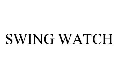 Trademark Logo SWING WATCH