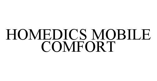 Trademark Logo HOMEDICS MOBILE COMFORT