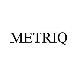 Trademark Logo METRIQ