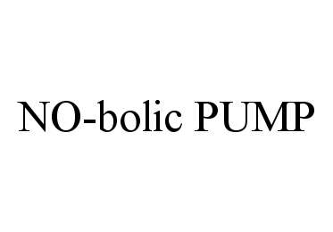  NO-BOLIC PUMP