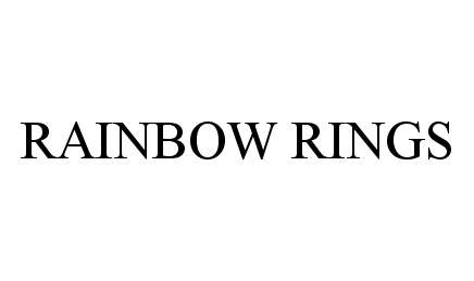 Trademark Logo RAINBOW RINGS