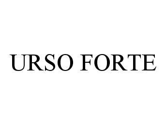 Trademark Logo URSO FORTE
