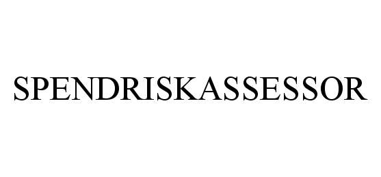 Trademark Logo SPENDRISKASSESSOR