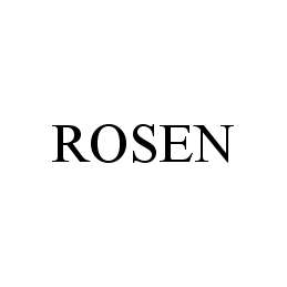 Trademark Logo ROSEN