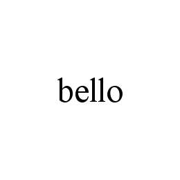 Trademark Logo BELLO