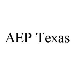 Trademark Logo AEP TEXAS