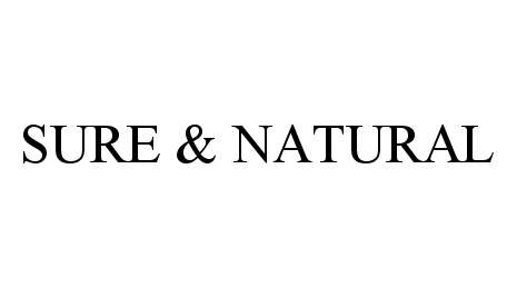 Trademark Logo SURE & NATURAL