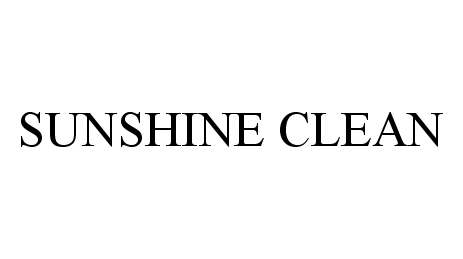 Trademark Logo SUNSHINE CLEAN