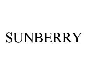 Trademark Logo SUNBERRY