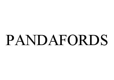 Trademark Logo PANDAFORDS