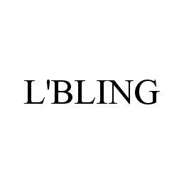 Trademark Logo L'BLING