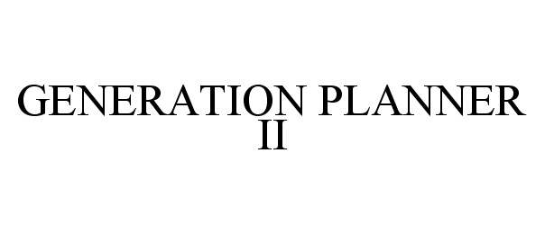  GENERATION PLANNER II