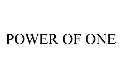  POWER OF ONE